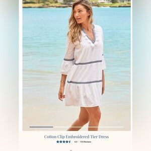 Tommy Bahama Dress swim or swim cover xl new so cool and cute